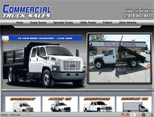 Tablet Screenshot of commercialtrucksales.net